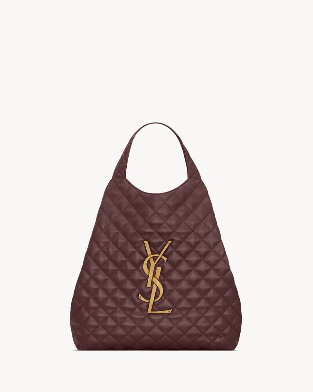 SAINT LAURENT- bea tote in grained leather
