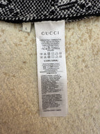 GUCCI  - Women's Black Embroidered Monogram