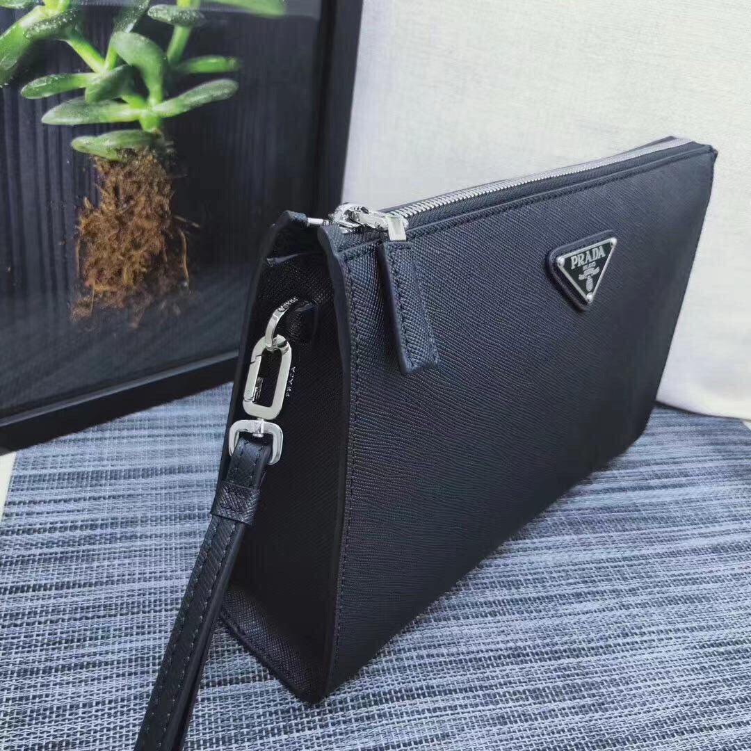 PRADA - Saffiano leather men's bag