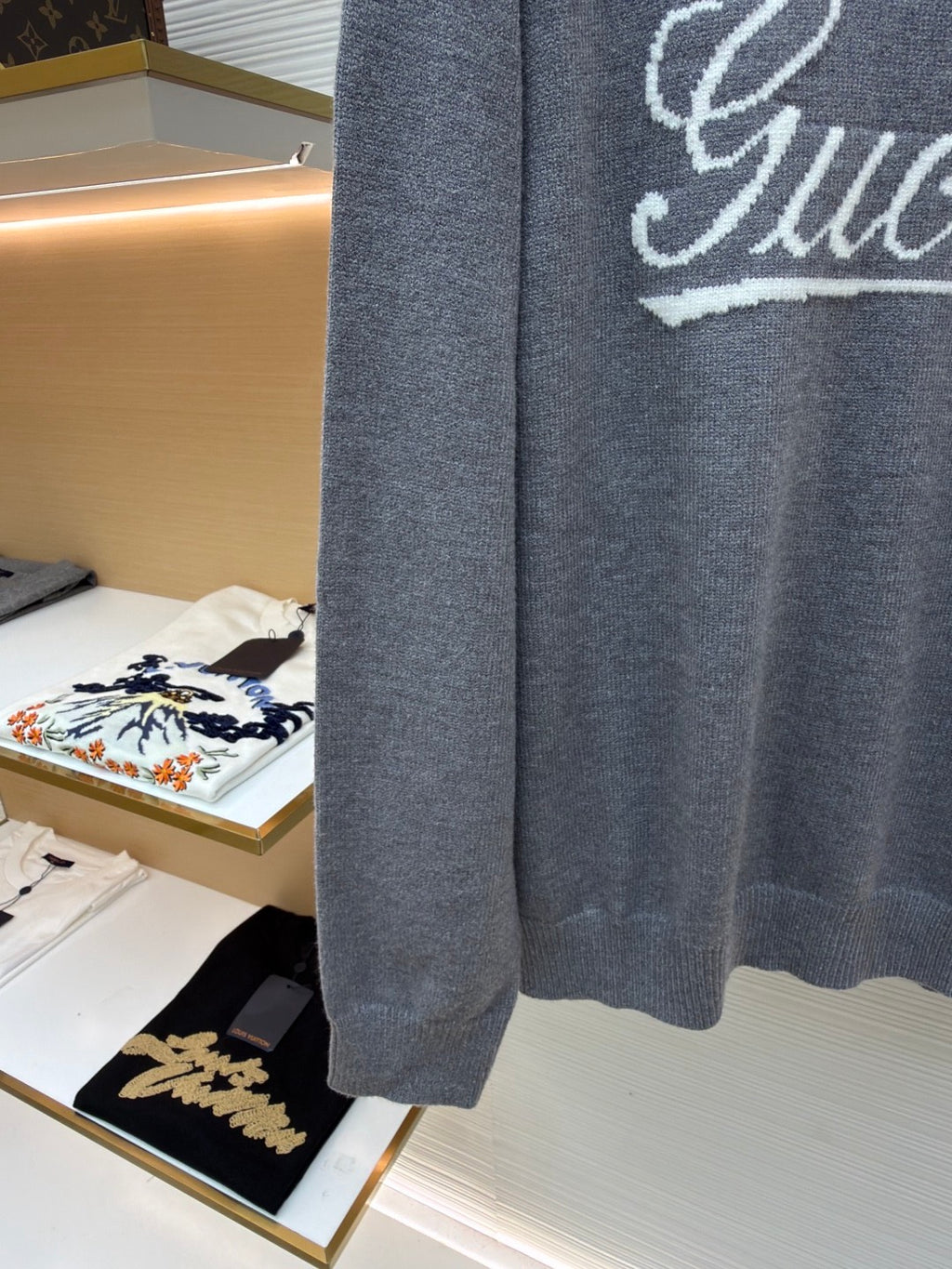 GUCCI  - Knit wool jumper with intarsia unisex