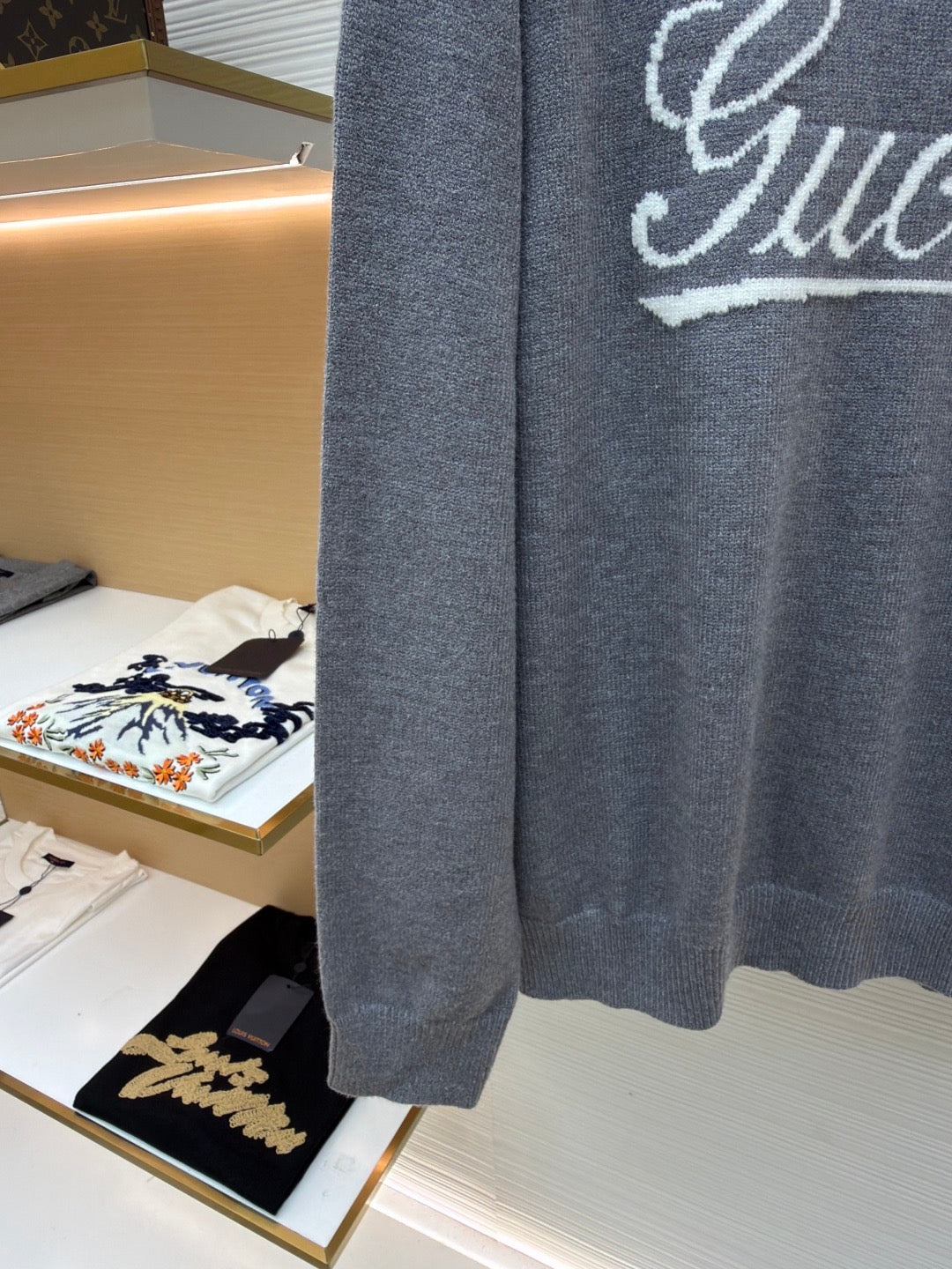 GUCCI  - Knit wool jumper with intarsia unisex
