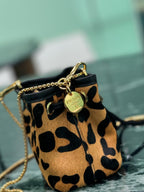 PRADA - animal-print mini bag