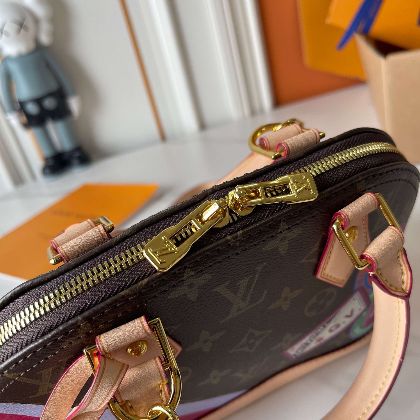 LOUIS VUITTON- Lv x TM nano alma