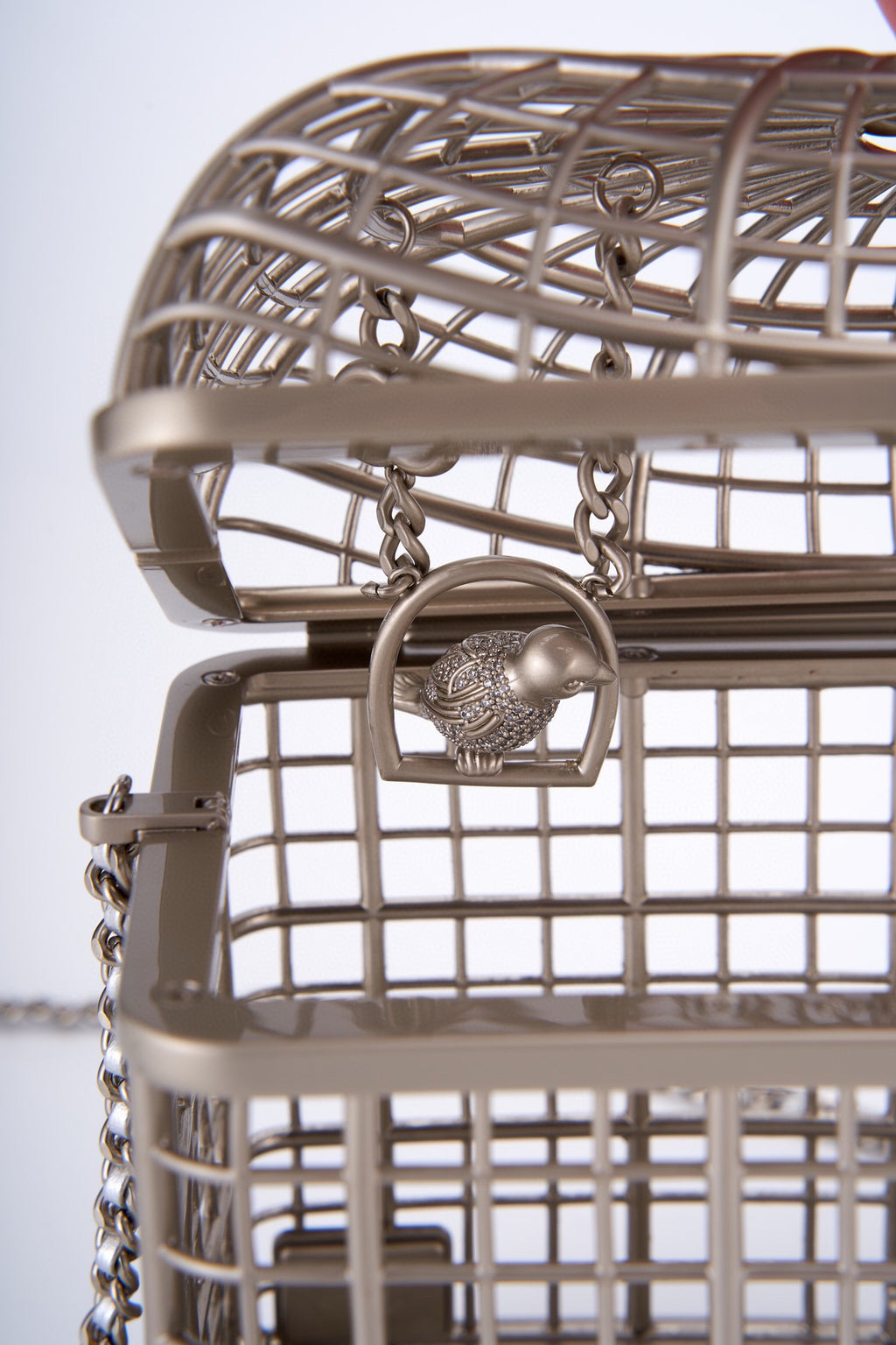 CHANEL - BIRD CAGE BAG RUNWAY EVENING BAG