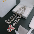 DIOR - Oblique Pendant Necklace