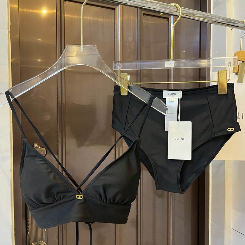 CELINE - Triomphe Balconette swimsuit