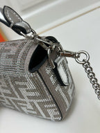 FENDI - Medium Baguette Bag in Crystal FF Motif