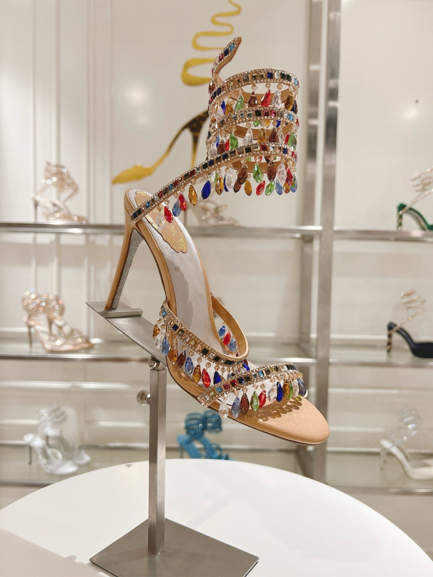 RENE CAOVILLA - CHANDELIER  SANDAL
