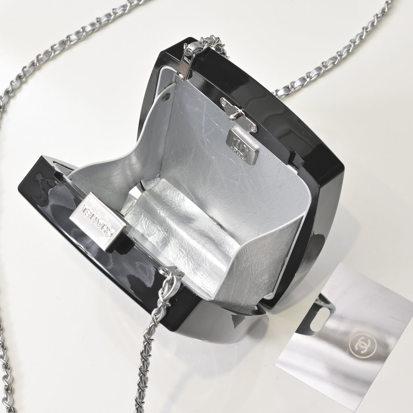 CHANEL - Micro Metallic Long Shoulder Bag
