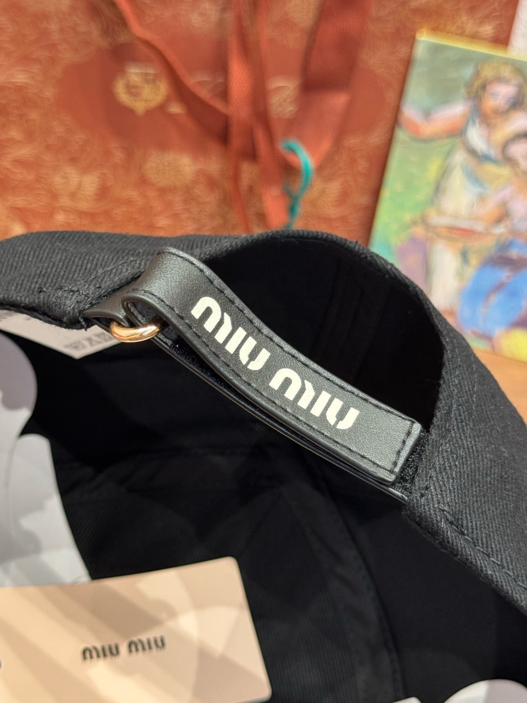 MIU MIU - Denim baseball cap