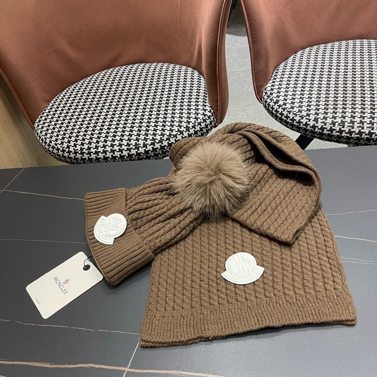 MONCLER -  Two-piece set of cashmere