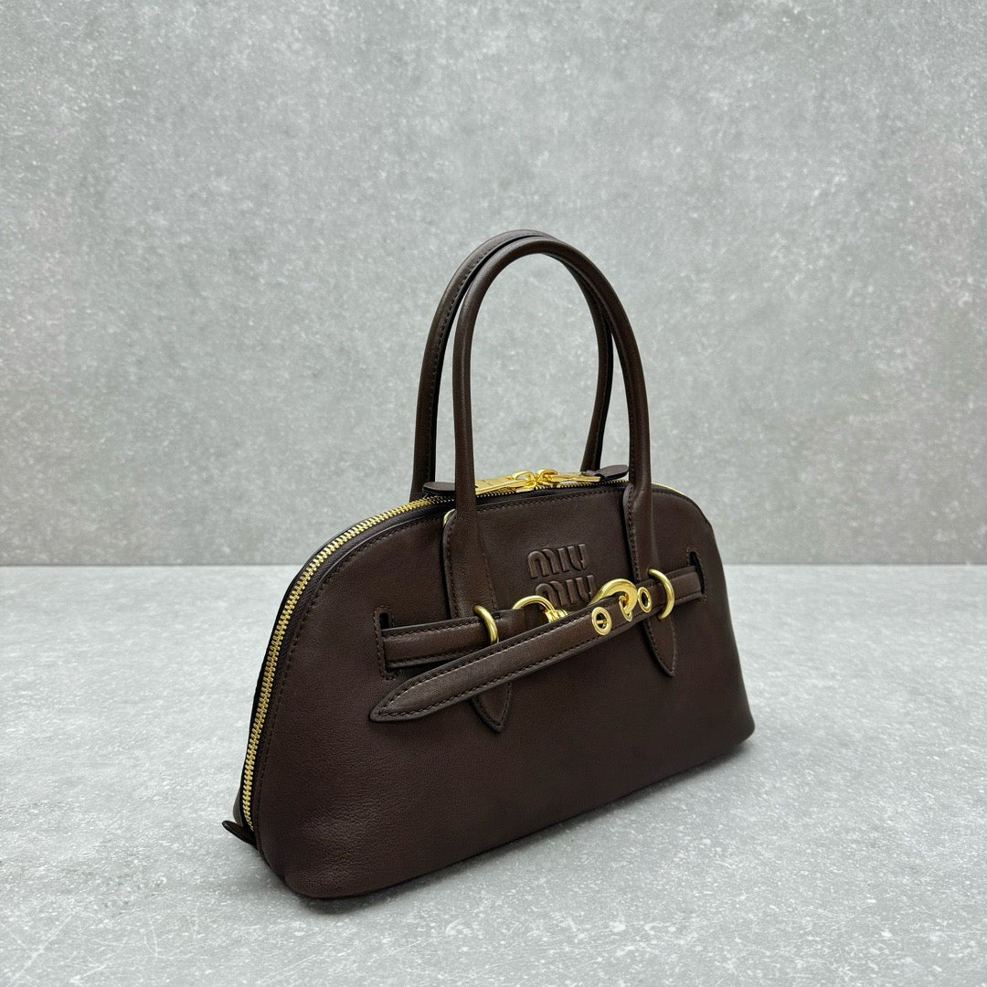 MIU MIU - Aventure nappa leather top-handle bag