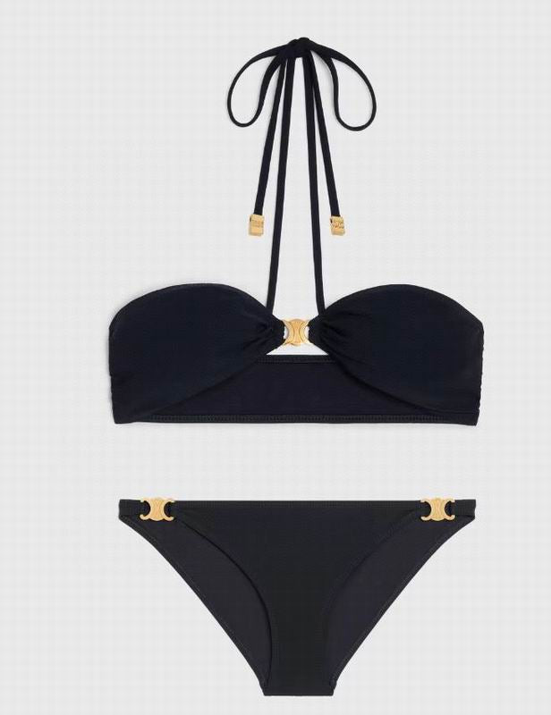 CELINE - Triomphe Balconette swimsuit