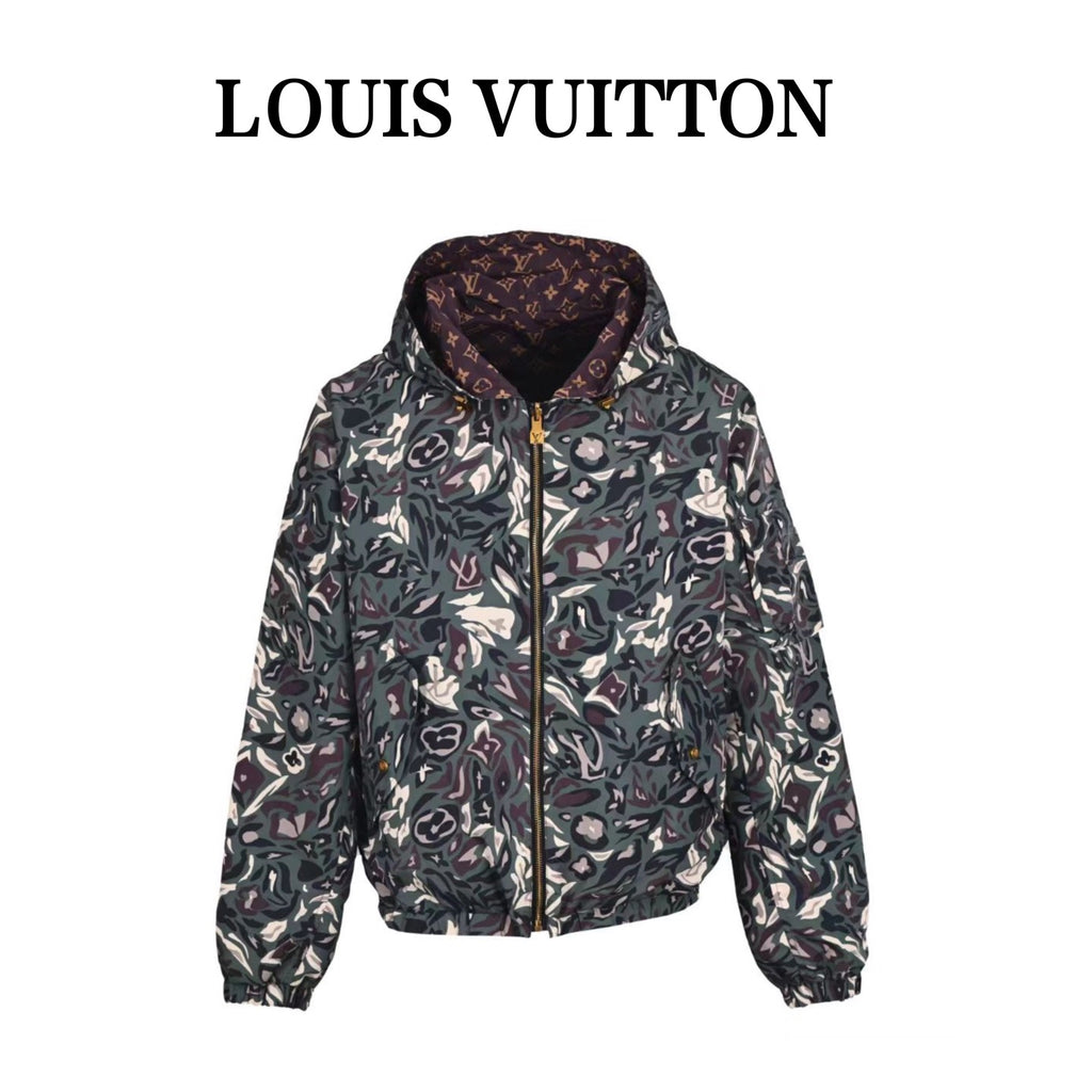 LOUIS VUITTON - Reversible Monogram Camo Windbreaker