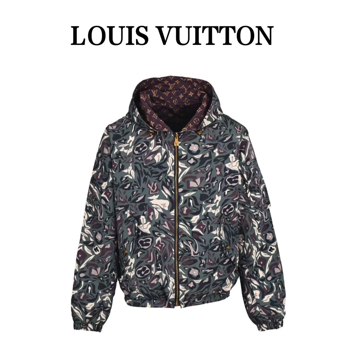 LOUIS VUITTON - Reversible Monogram Camo Windbreaker