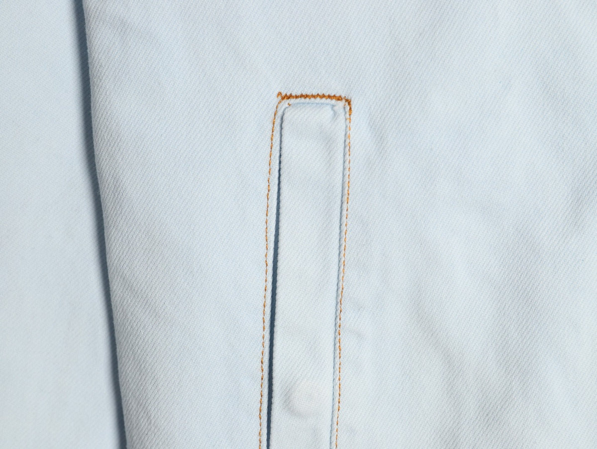 LOUIS VUITTON - Embroidered Signature Denim Workwear Blouson