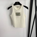 MIU MIU - Cotton knit tank top