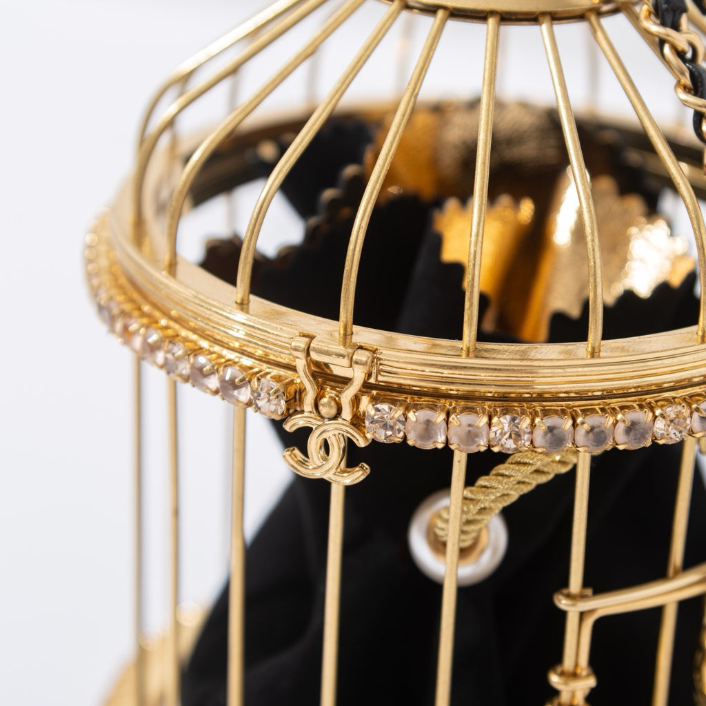 CHANEL - BIRD CAGE BAG RUNWAY EVENING BAG