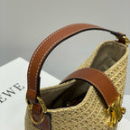 CELIN - MINI BUCKET LOUISE IN RAFFIA
