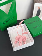 BOTTEGA VENETA - Intrecciato Leather Bag Charm