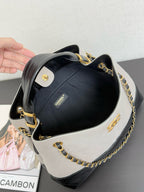 CHANEL - 25A Suede Shopping Bag Grey Small