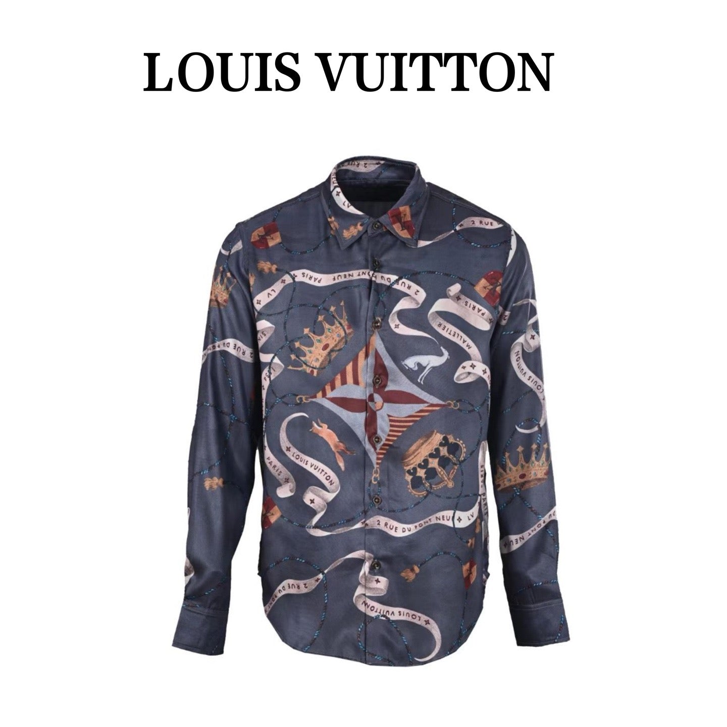 LOUIS VUITTON - Printed Silk Shirt