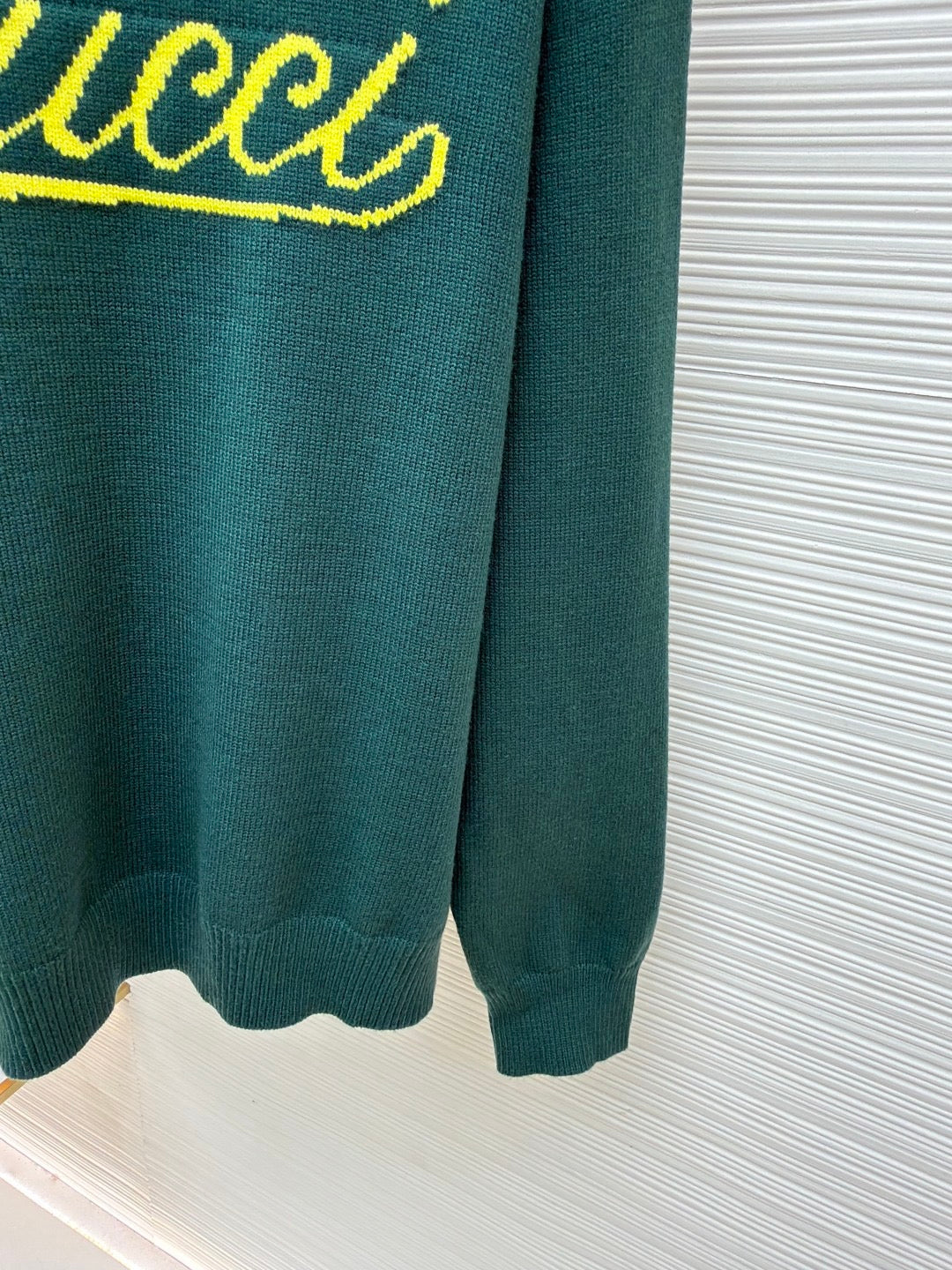 GUCCI  - Knit wool jumper with intarsia unisex