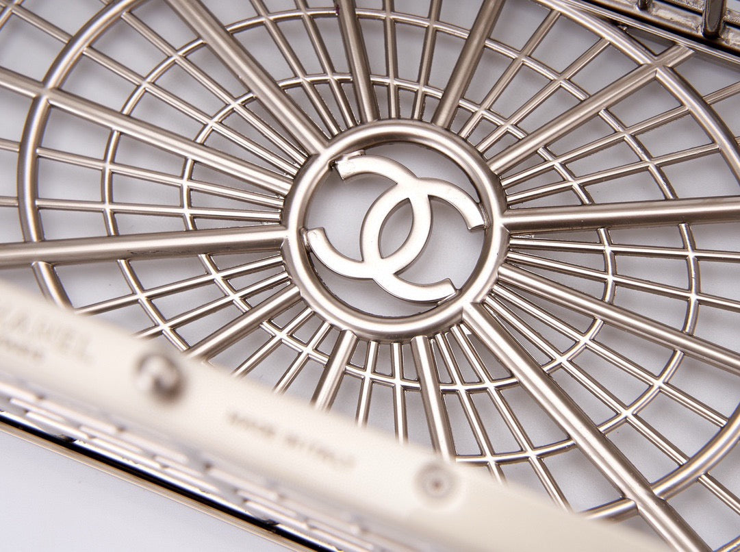 CHANEL - BIRD CAGE BAG RUNWAY EVENING BAG