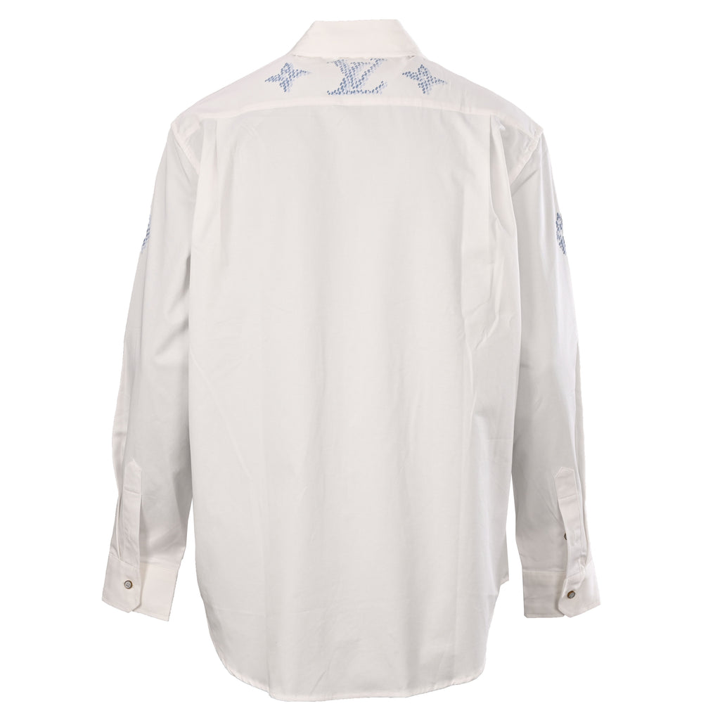LOUIS VUITTON - Printed Signature Long-Sleeved Shirt