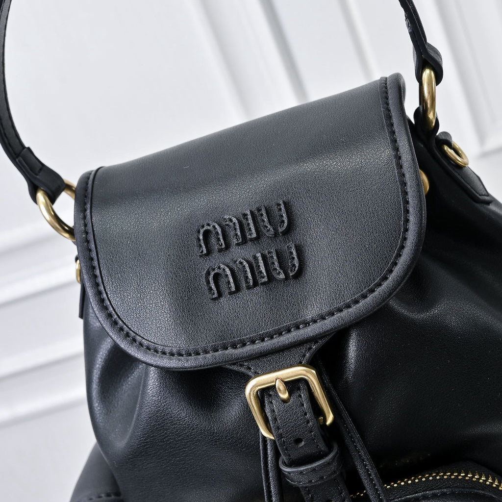 MIU MIU - Leather backpack