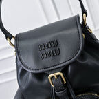 MIU MIU - Leather backpack