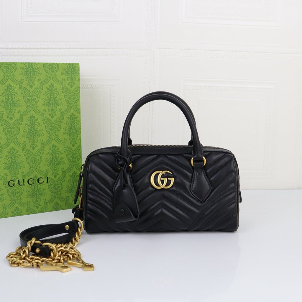 GUCCI - GG Marmont Small Top Handle Bag