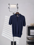 BURBERRY - Cashmere Polo Shirt