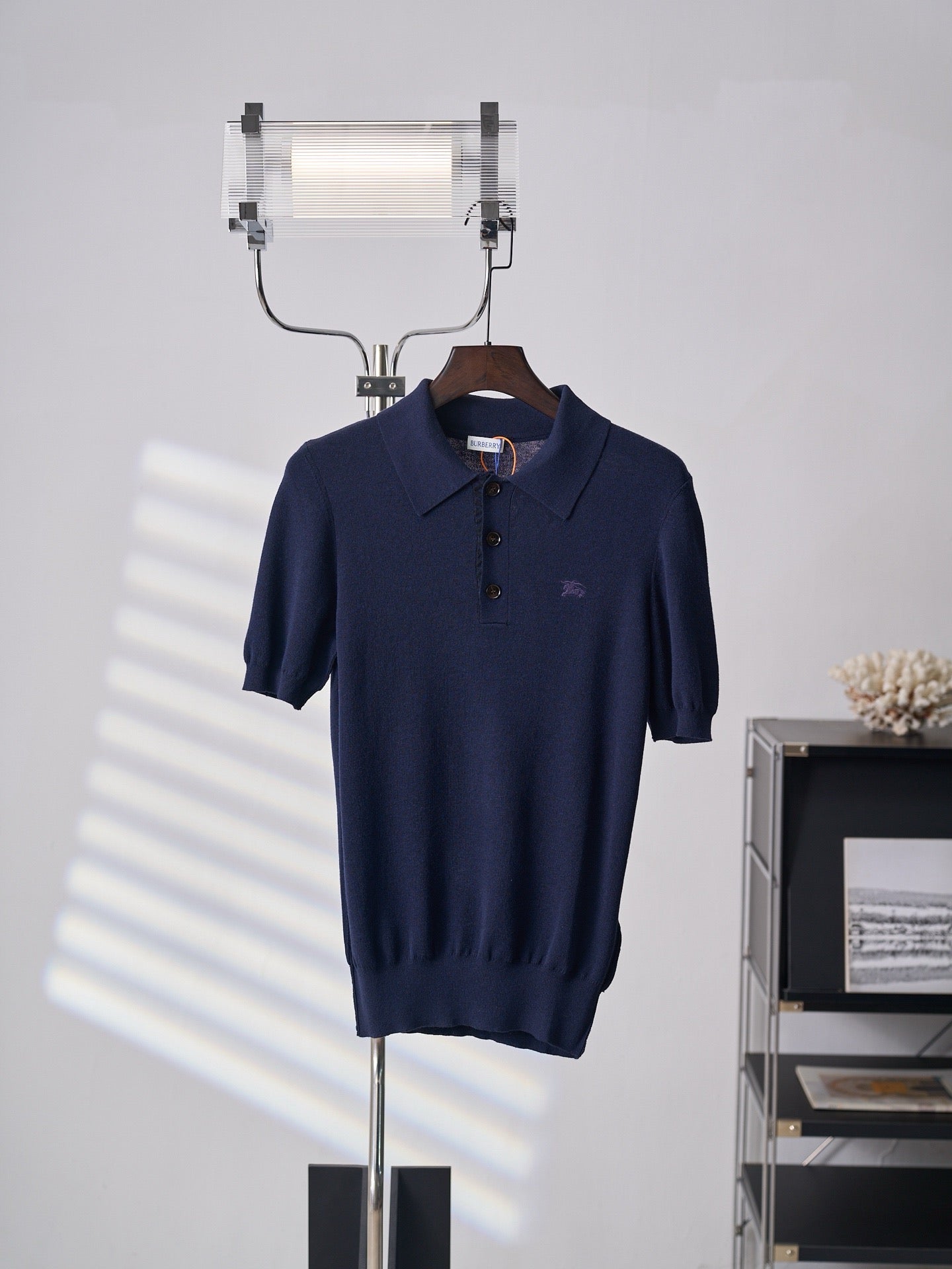 BURBERRY - Cashmere Polo Shirt