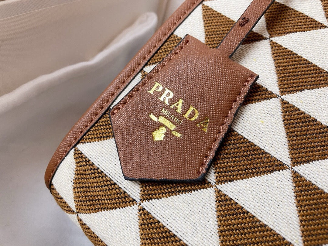 PRADA - Galleria cloth handbag