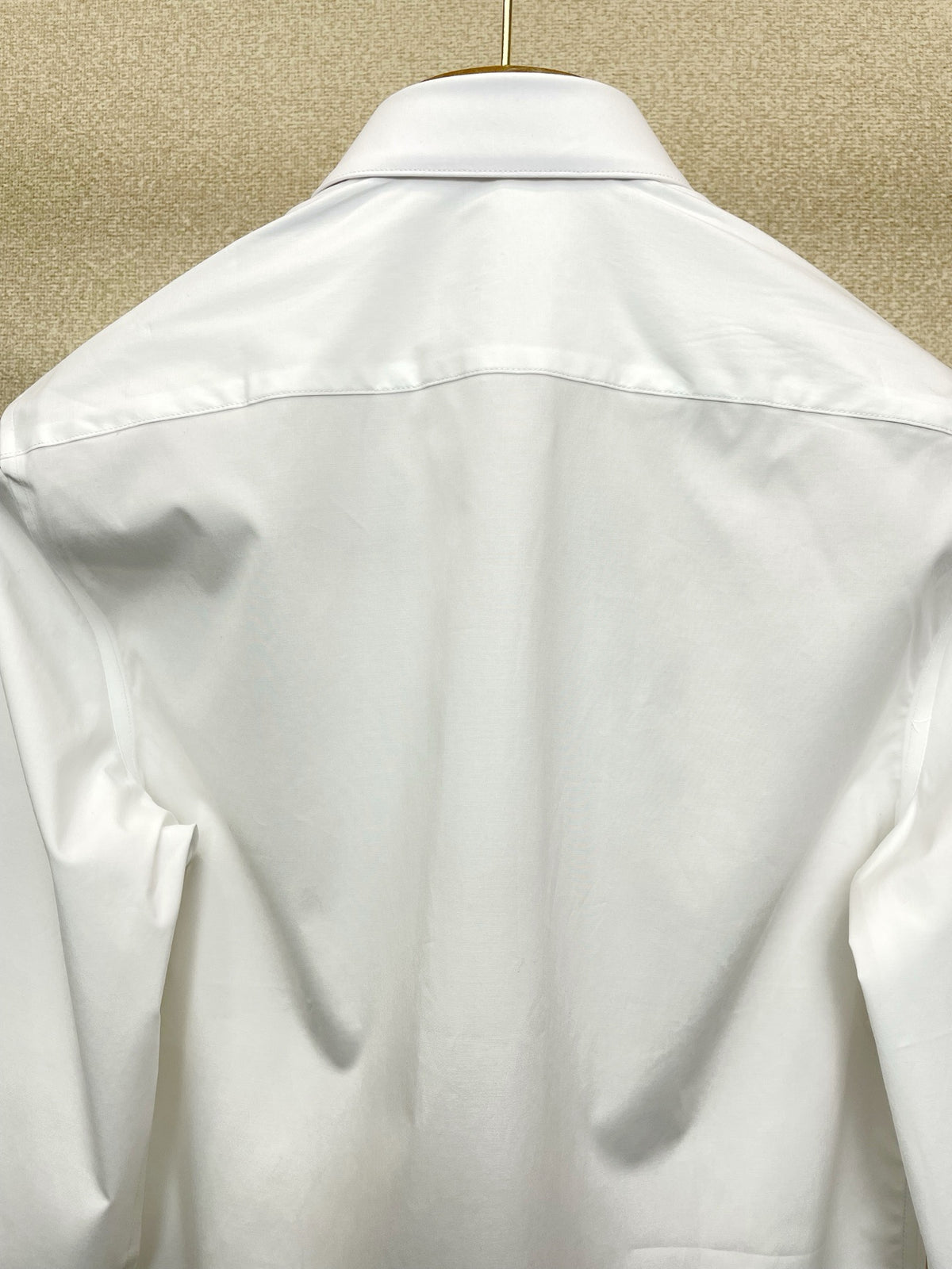 GUCCI -  Cotton shirt with embroidered collar