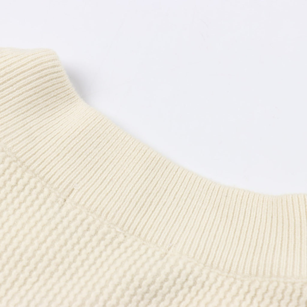 LOUIS VUITTON - Applikation ribbet strik sweater