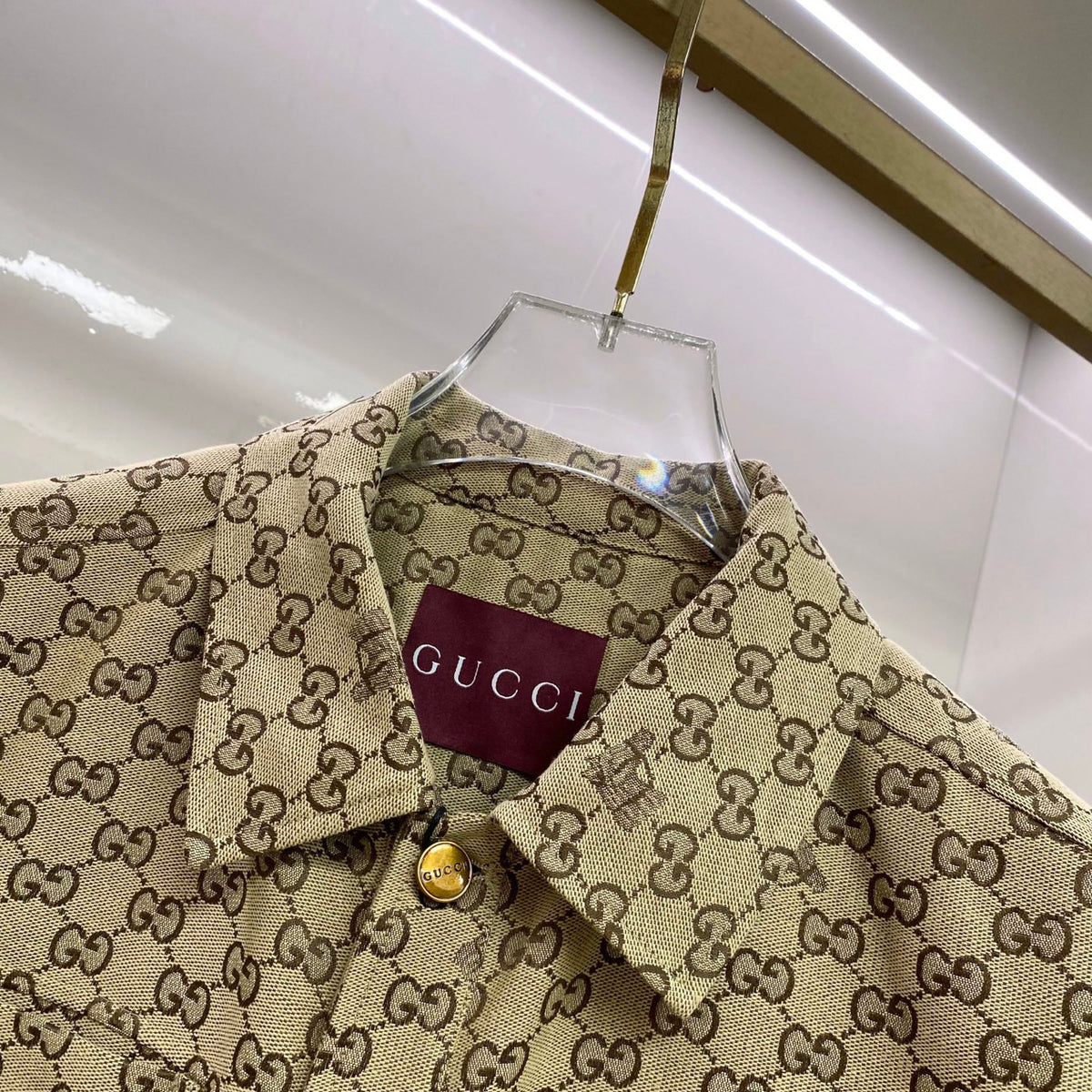 GUCCI  - GG canvas shirt jacket