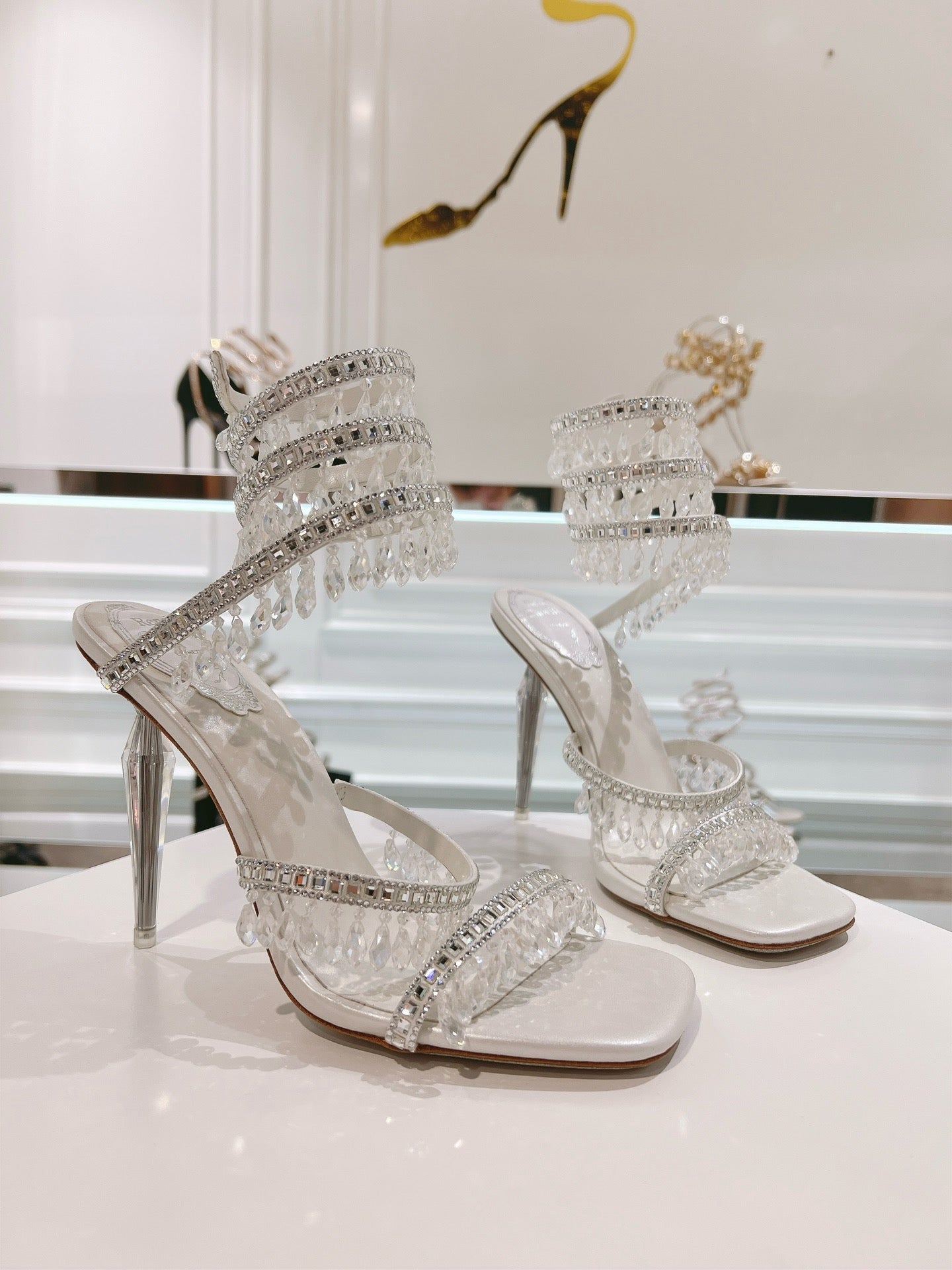 RENE CAOVILLA - CHANDELIER  SANDAL