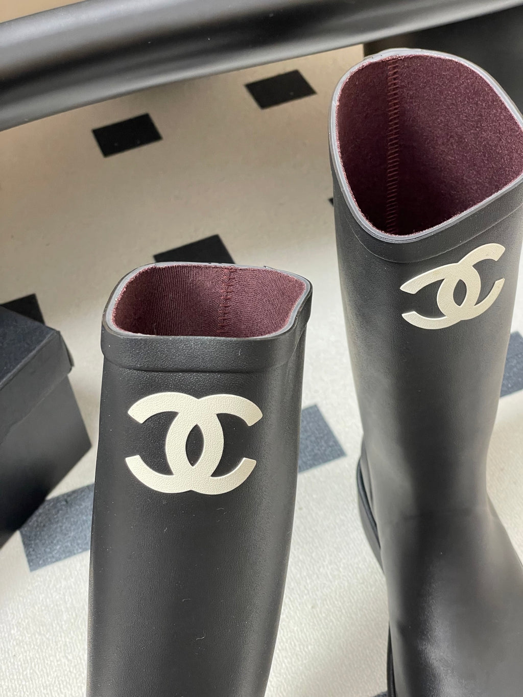 CHANEL - Wellington boots