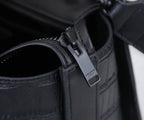 SAINT LAURENT- Black Leather Handbag