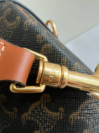 CELINE - BOSTON IN TRIOMPHE CANVAS AND CALFSKIN