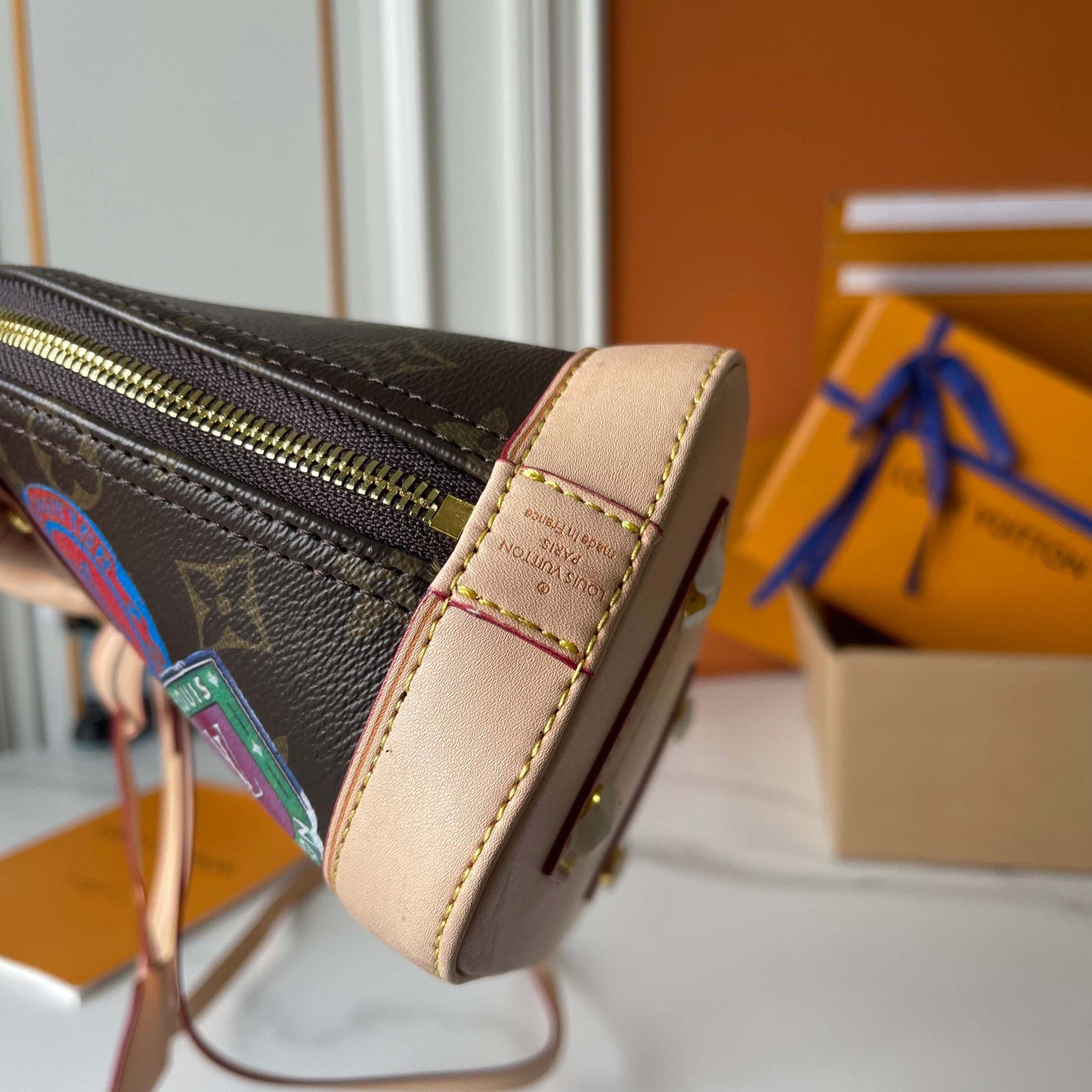 LOUIS VUITTON- Lv x TM nano alma