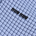 MIU MIU - Checked shirt