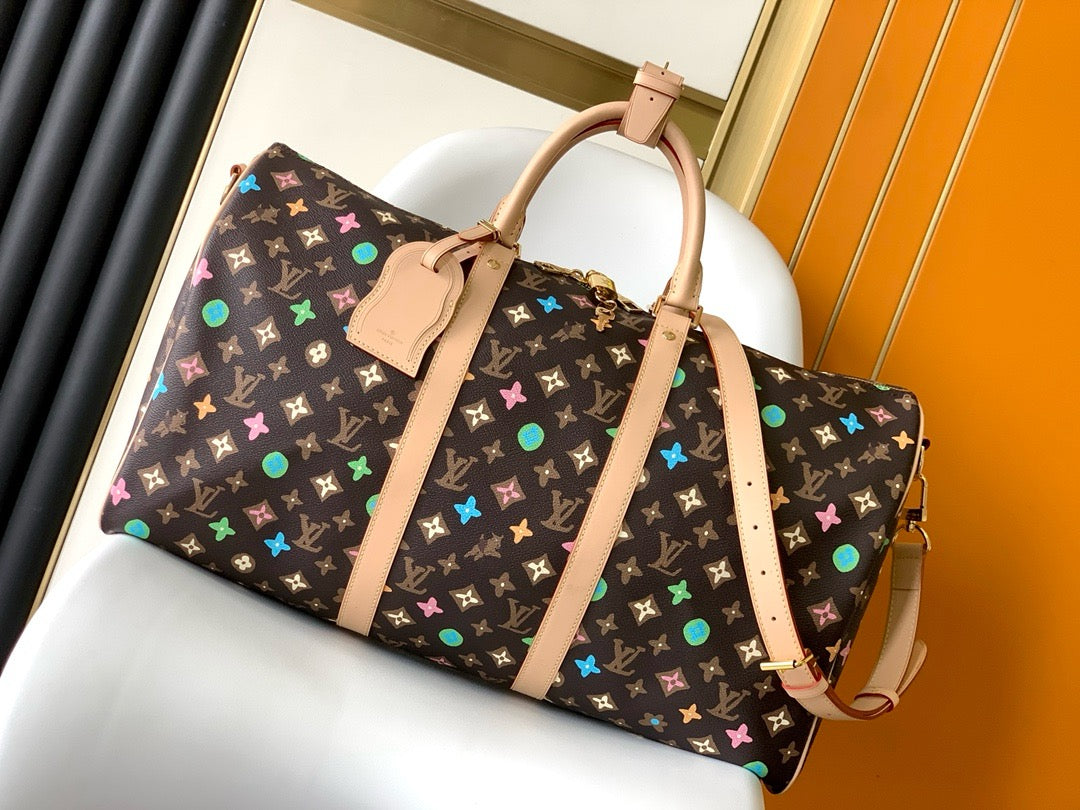 LOUIS VUITTON - Okonma craggy monogram keepall 50 duffle