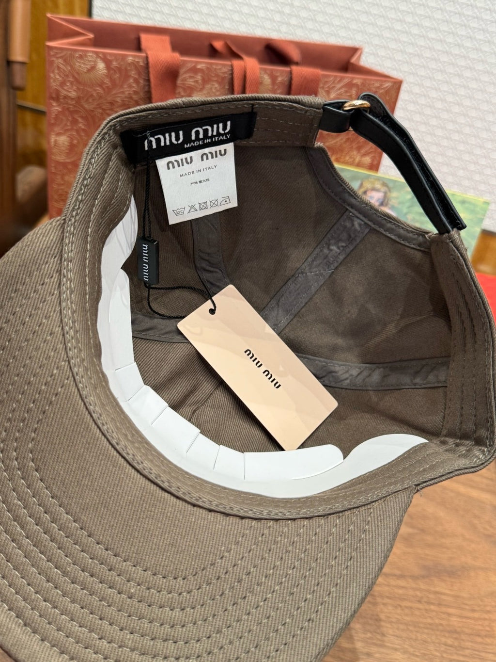 MIU MIU - Denim baseball cap