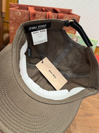 MIU MIU - Denim baseball cap