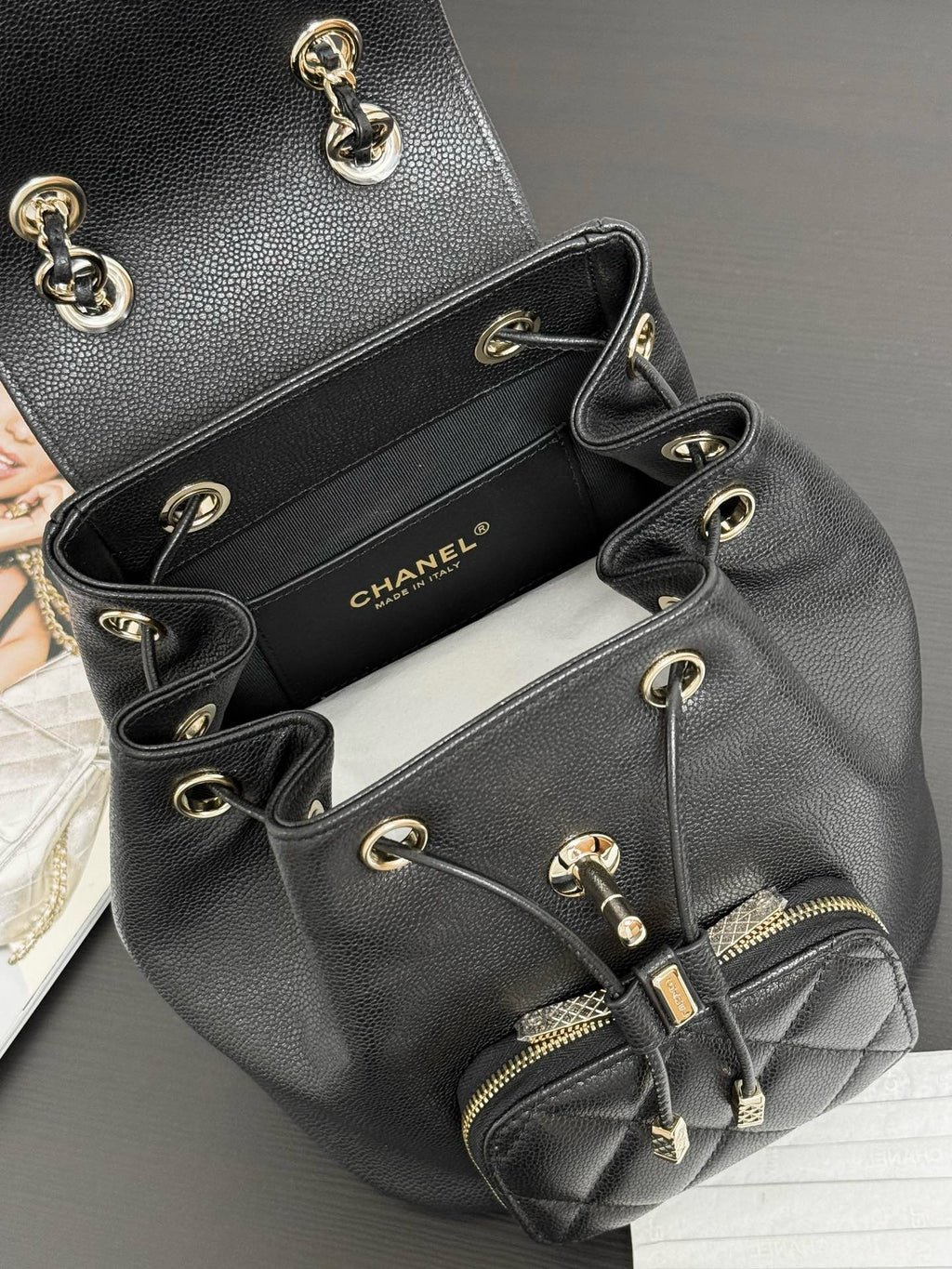 CHANEL - Chanel Mini Caviar Urban Spirit Backpack