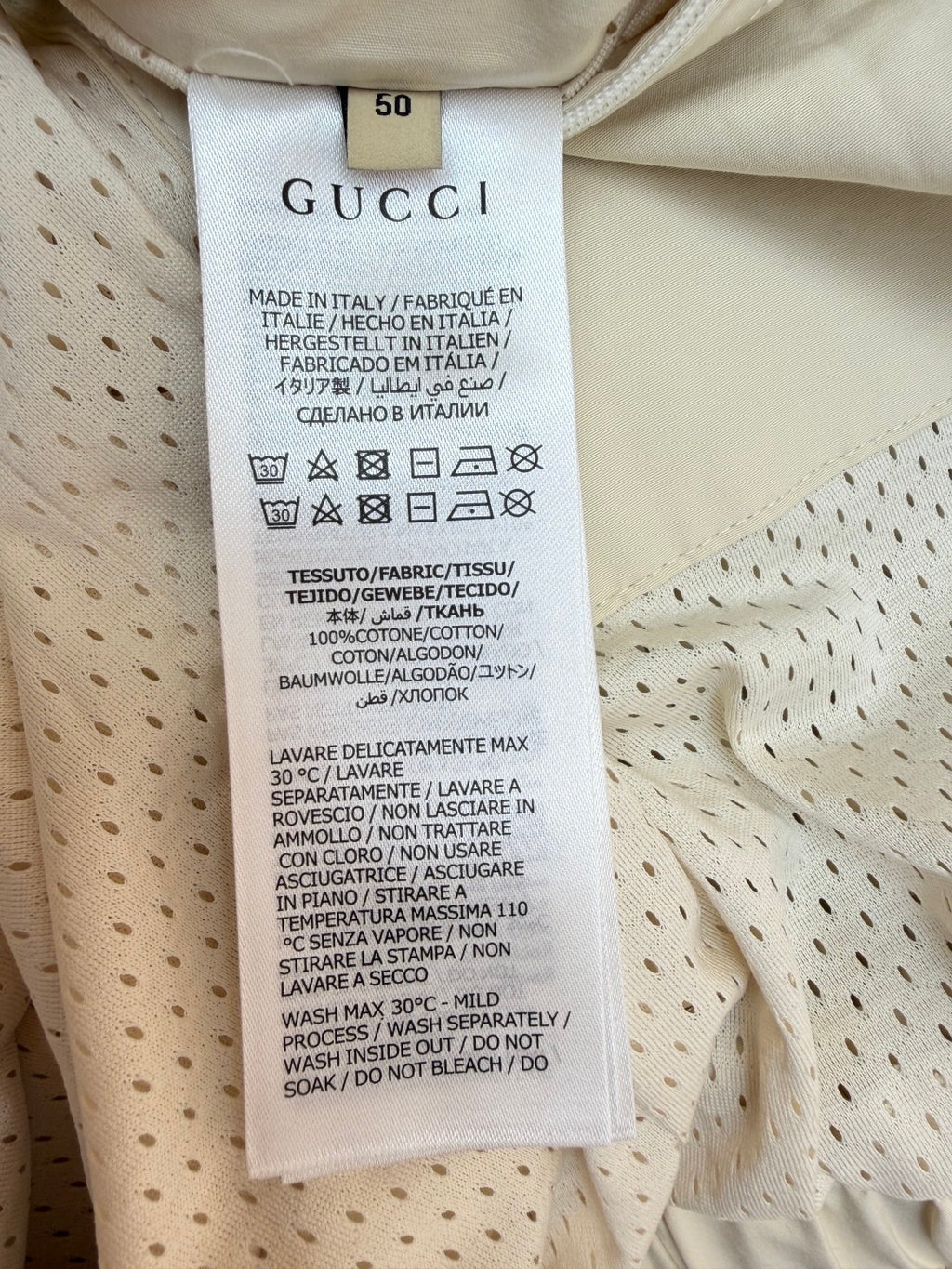 GUCCI  - Men's Red Gg Logo Grg Jacket