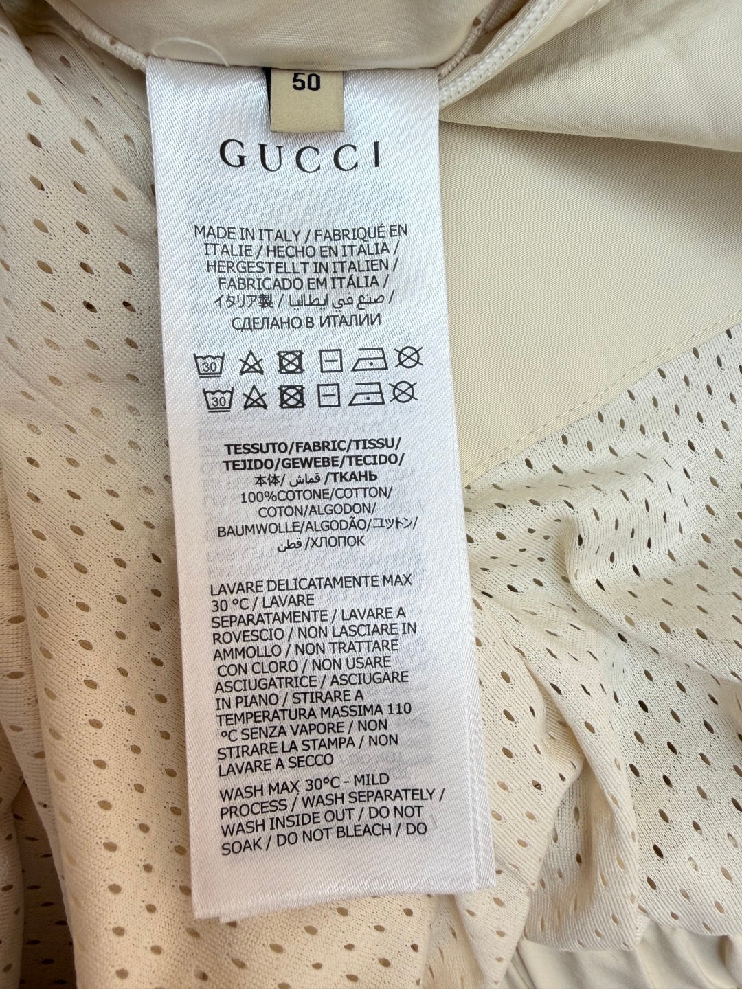 GUCCI  - Men's Red Gg Logo Grg Jacket